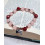 Bracelet dizainier Sainte Thérèse avec perles en forme de roses (fait main en France)