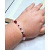 Bracelet dizainier Sainte Thérèse avec perles en forme de roses (fait main en France)