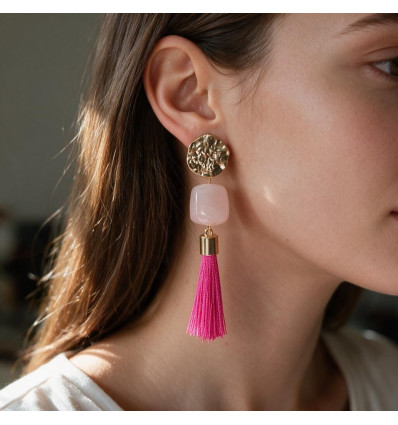 Boucles Rose de Grâce