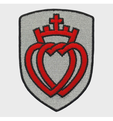 Ecusson Double Coeur vendéen Grand format
