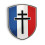 Ecusson Croix de Lorraine PVC
