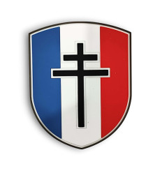 Ecusson Croix de Lorraine PVC