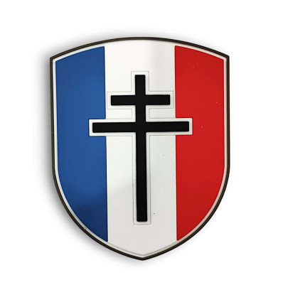 Ecusson Croix de Lorraine PVC