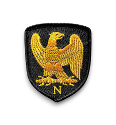 Ecusson Impérial de Napoléon Noir fils dorés