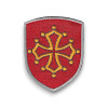 Ecusson Midi-Pyrénées – Croix d’Oc