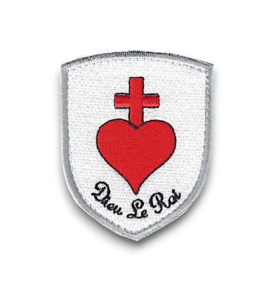 ecusson Coeur des chouans – ecusson de la Grande armée vendéenne – Dieu et le Roi