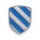 Ecusson Coticé d’azur et d’argent