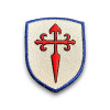 Ecusson Croix Saint Jacques