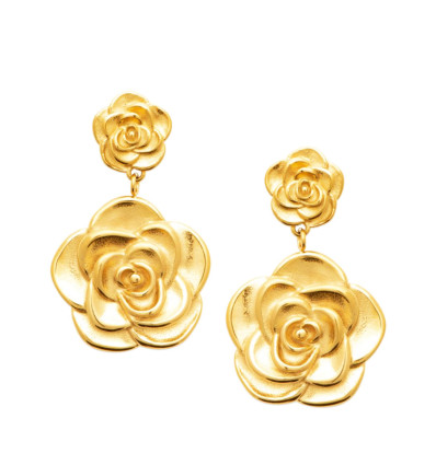 Boucles d'oreilles Sainte Thérèse - Bijoux du Dimanche - Acier inoxaydable