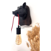 Lampe Sanglier noire personnalisable
