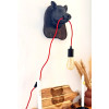 Lampe Sanglier noire personnalisable