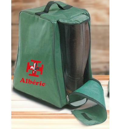 Sac pour bottes brodé scout
