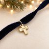 Au fil de velours – Bracelet Croix personnalisée