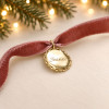 Velours – Bracelet Médaille festonnée personnalisée
