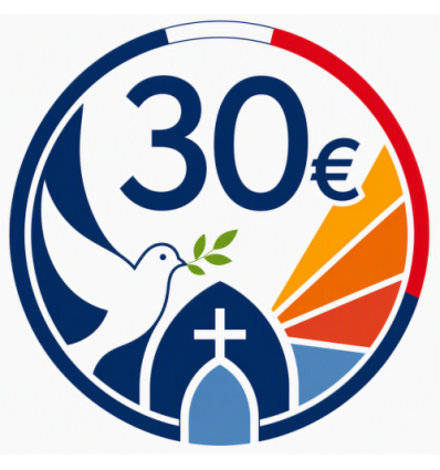 Don de 30 € pour la visite du Pape en France