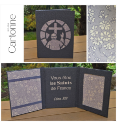 Coin Pri&egrave;re Vitrail Pape