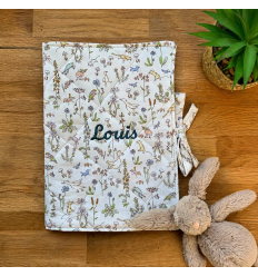 Protège carnet de santé Théo Pastel