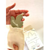 Colombe personnalisée avec prénom – Vert kaki