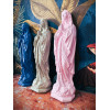Statue Vierge Marie de Lourdes – Vert sauge