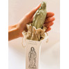 Statue Vierge Marie de Lourdes – Vert sauge