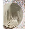 Cadre Vierge Marie personnalisé – Liberty fleuri vert