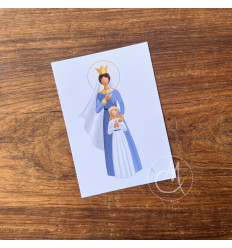 Lot de 10 images de Premi&egrave;re Communion Sainte Vierge