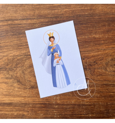 Lot de 10 images de Première Communion Sainte Vierge