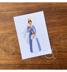 Lot de 10 images de Premi&egrave;re Communion Sainte Vierge