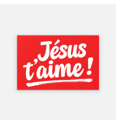 Sticker Jésus t'aime !