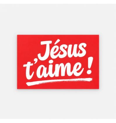 Sticker Jésus t'aime !