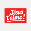 Sticker Jésus t'aime !