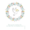 Signet confirmation - Colombe et couronne