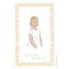 Signet communiante - fillette cheveux courts blonds