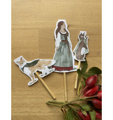 Cake topper fille