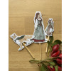 Cake topper fille