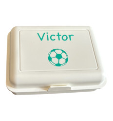 Boîte à goûter Victor ballon de foot menthe