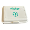 Boîte à goûter Victor ballon de foot menthe