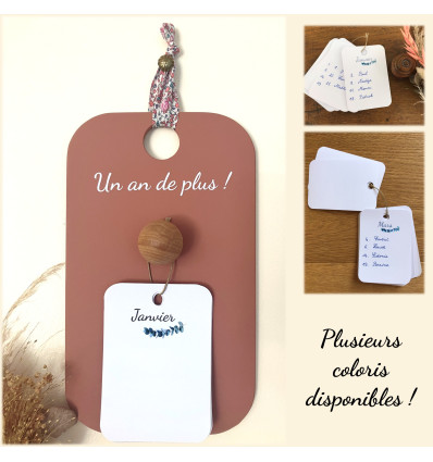 Calendrier des anniversaires à feuillets