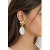 Boucles d’oreilles Félicité (blanc)