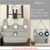 Cadre porte-barrettes et chouchous