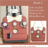 Cadre porte-barrettes et chouchous