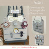 Cadre porte-barrettes et chouchous
