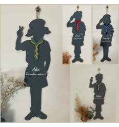 Silhouette scoutisme personnalisée