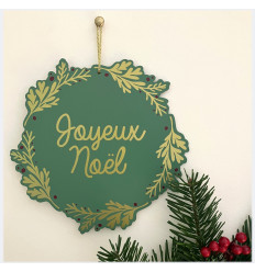 Couronne de Noël en bois
