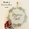 Couronne de Noël en bois