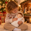 Doudou petit bébé Jésus & son couffin