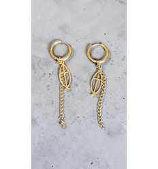 Boucles d'oreilles Poisson d'Espérance