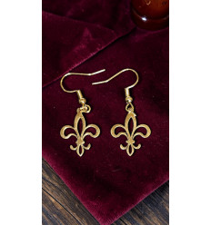 Boucles d'oreilles Fleur de Lys