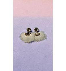 Boucles d'oreilles Éventail Douceur