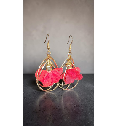 Boucles d'oreilles Pétales